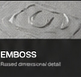 AI concept image of embossed label finishing