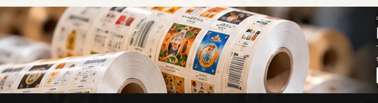 Custom printed label rolls