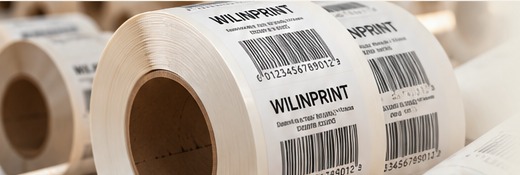 Custom printed labels ready for international shipping